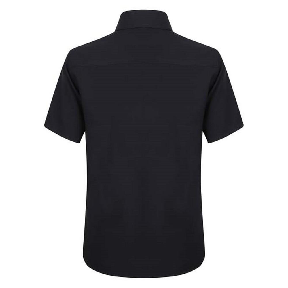 Henbury Mens Wicking Short-Sleeved Shirt