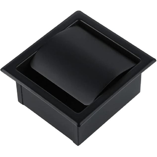 Metal Paper Roll Dispenser Recessed Toilet Paper Holder Dispenser: Wall Mounted Stainless Steel Tissue Roll Bathroom Toilet Paper Holder Toilet