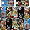 Phone Case for iPhone 17 15 16 Plus XR Redmi Note 14 12 11 13 Pro Max Huawei P30 P20 Lite Y9 OPPO A60 A40 A80 A18 A16 A54 Anime Luffy One Piece Cover