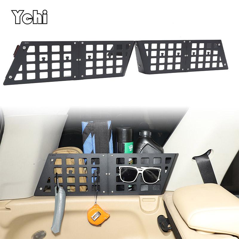 Car Trunk Side Window Storage Fence Storage Shelf Organizer Rack Hanging Bracket For Land Rover Freelander 2 2007-2015