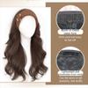 Hair Hoop Half Headband Wig Korean Style Long Wavy Curly Hair Synthetic Velvet Headband Wigs  Women