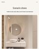 Star City Wall-Mounted Vanity Bathroom Mirror for Dormitories