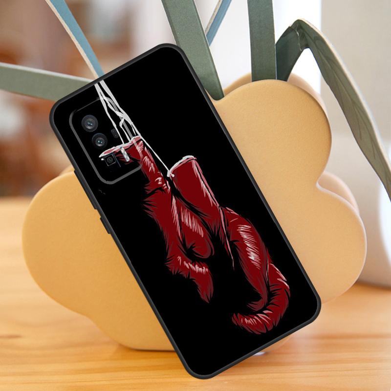 Boxing Gloves Case For POCO X6 F6 Pro M6 X3 X5 M5s F3 F5 Xiaomi 14 Ultra 12 13 Lite 11T 12T 13T Pro Cover