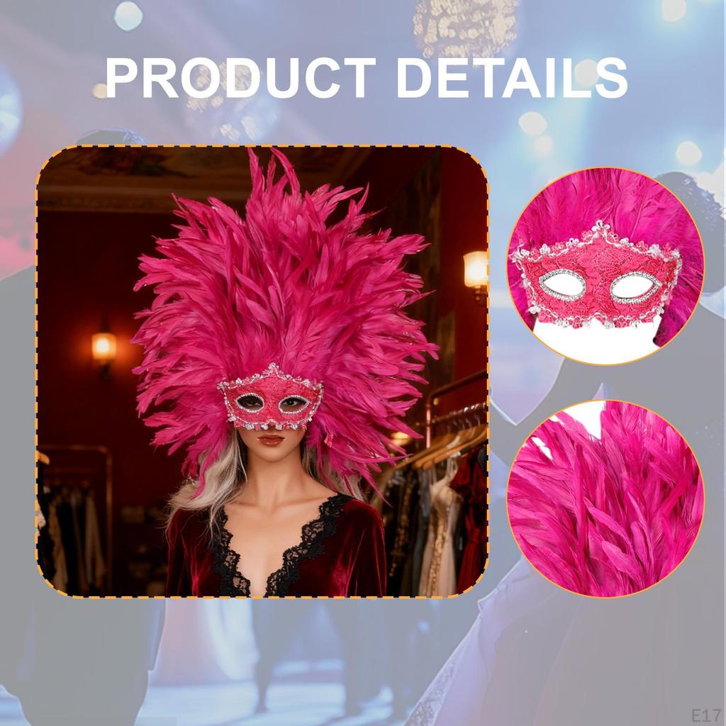 Feather Headdress Cosplay Headband Headwear Photo Props Fancy Dress Masquerade for Thanksgiving