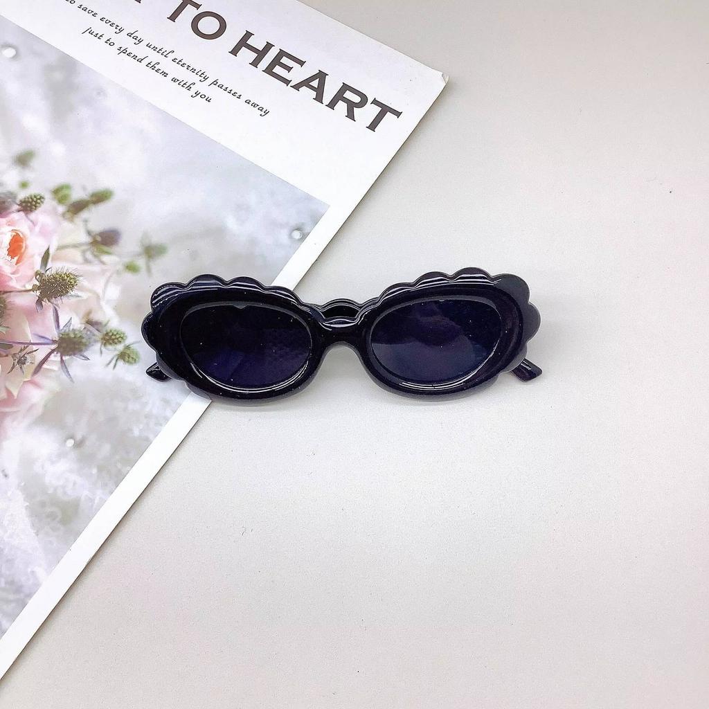 2026 UV400 New Fashion Children's Cute Elliptical Frame Girls' Sunscreen And Protection Boys' Sunglasses