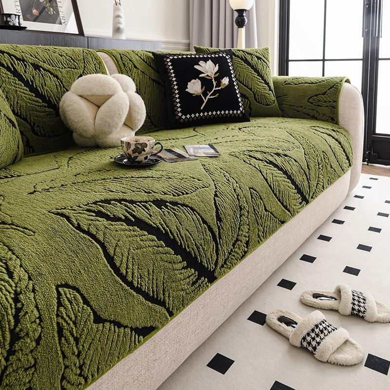 Warm Sofa Cover Cloth Thickened One Piece Laying Anti Slip Sofa Cushion Cover Soft And Comfortable In Autumn And Winter Seasons