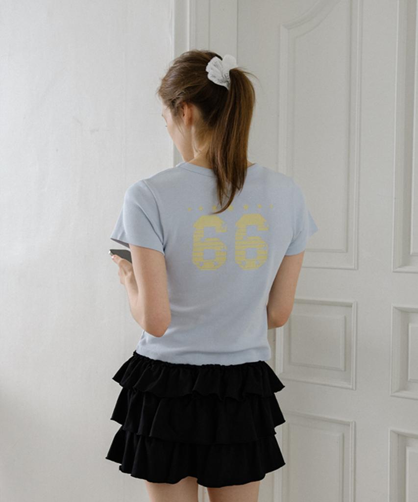 Leteoli Lr Number Point T-Shirt_Blue