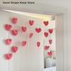 Hanging Curtain Korean Style String Pendant Partition Romantic Heart Shaped Door Door Curtain Bedroom Decoration Accessories