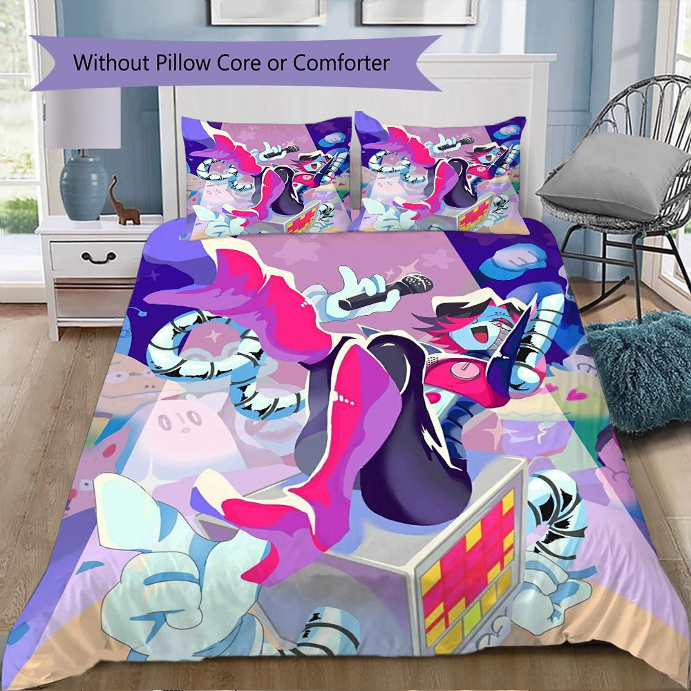 Dungeon & Fighter Pattern Bedding,Quilt Set Quilt Cover Pillowcase Home Birthday Gift (1*duvet cover+2*pillowcase,without core)XSJT0917272