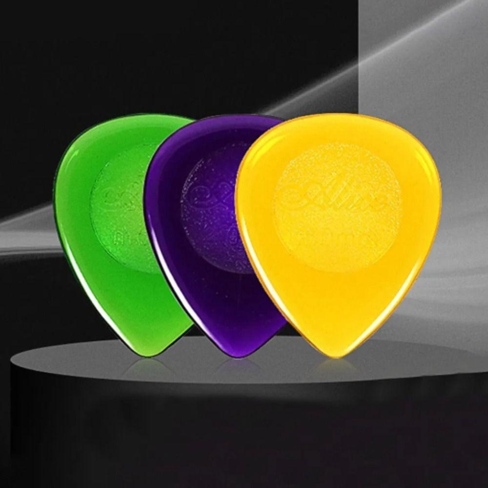 10pcs Random Color Guitar Picks Celluloid Droplet Shaped Guitar Pick Acoustic Guitar Picks  Bass
