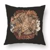 Flower Fox Pillowcase Cushion Cover Animal Skull Print Sofa Soft Retro Living Room Bedroom Home Decor