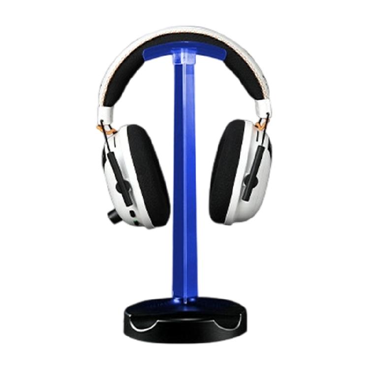 Transparent Illuminated Earphone Holder Display Stand Music Gaming Headsets Hanger For Organized Workspaces