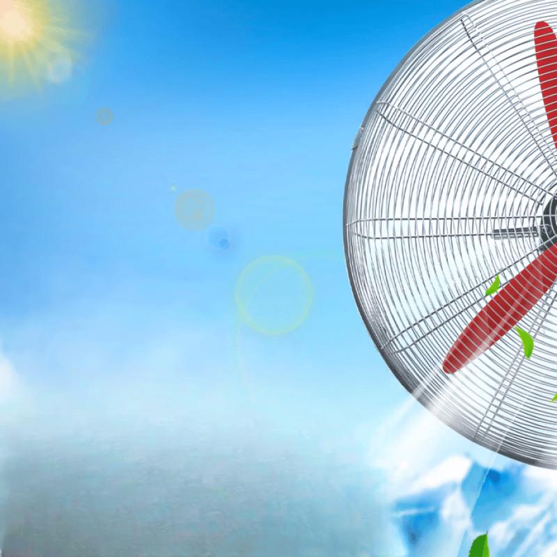 ZISIZ Industrial Pedestal Horn Fan