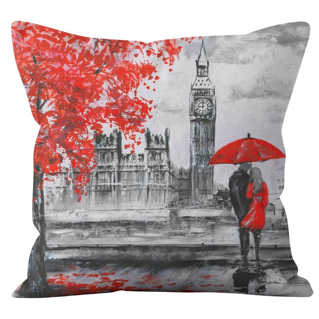 Lovers Valentine's Day Series Pillow Cover Sofa Pillow Car Cushion Cover