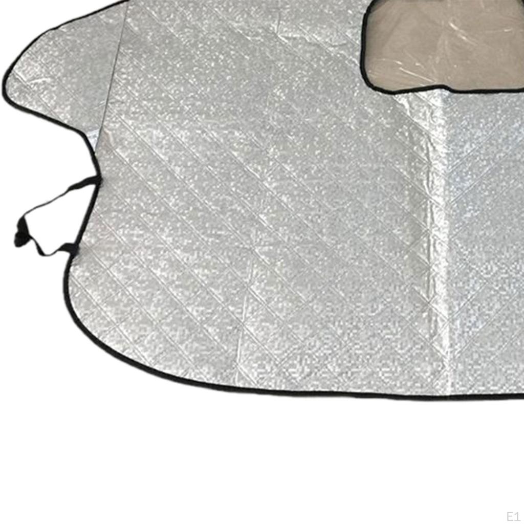 Couverture de pare-brise de voiture isolante contre le froid et la neige pour fenêtre avant de camping-car