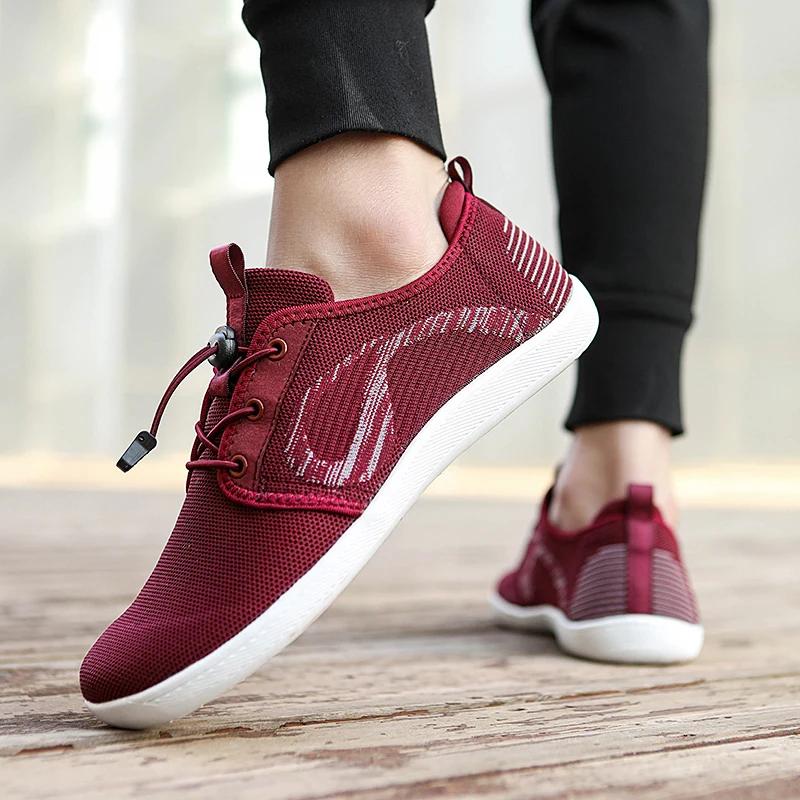 Neue breite Leisten Barfußlaufschuhe für Herren Sportschuhe Atmungsaktive rutschfeste umfassende Trainingsschuhe Fitnessschuhe