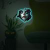 Noctilucent Horror Halloween Girl Face Pattern Home Walls Decoration Stickers
