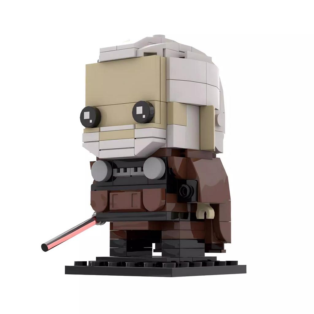 GSBAN Space MOC Wars Movie Brickheadz Figures Obi Maul Model Building Blocks Toys For Children Toy Kids Gifts Bricks