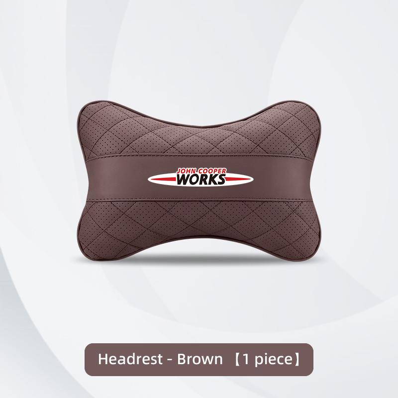 

Car Headrest Waist Support Set Neck Pillow Car Waist Cushion For BMW Mini Works Cooper F54 F55 F56 F57 F60 R50 R52 R53 R55 R56