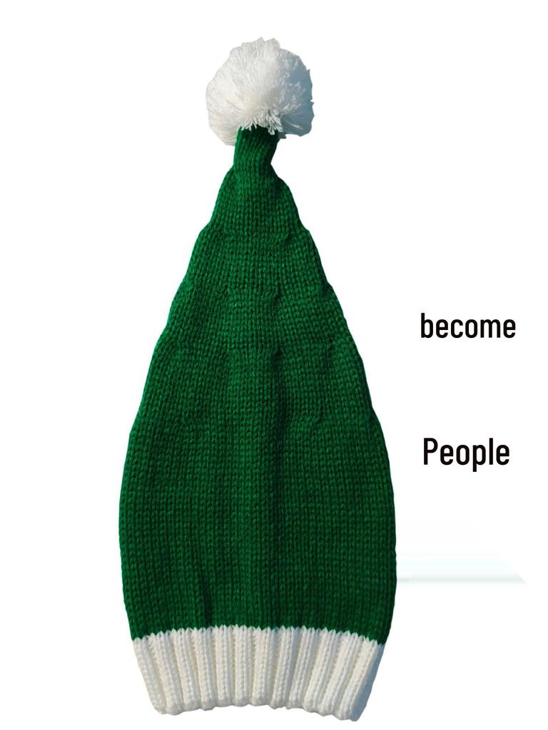 Weihnachts-Strickmütze für Erwachsene & Kinder - Winter-Strickmütze & Feiertagsgeschenk