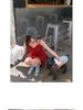 Retro Spicy Girl Red Pleated Spaghetti Strap A-Line Mini Dress - Women's Summer Vacation Slimming Waist Style