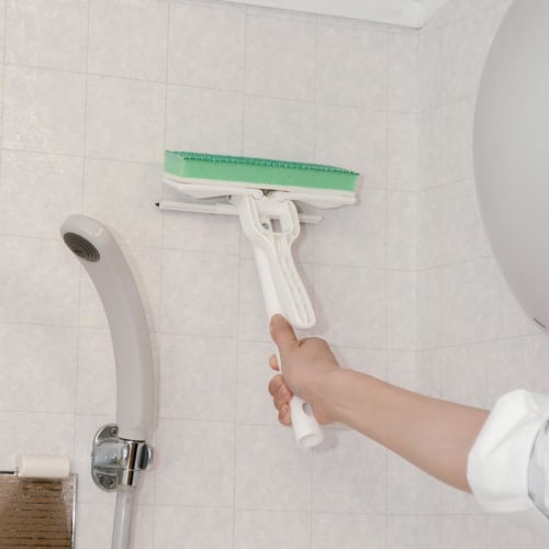 Azuma Mold Removal Wiper "For Bathroom Cleaning" Tightly Fun Squeezed Mold Removal and Water Draining Wiper