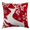 Christmas Decor Pillow Cover With Plush Material For Living Room Festive Decor