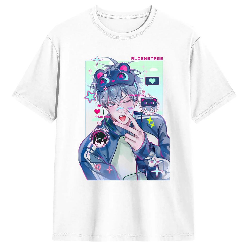 Alien Stage Ivan T-Shirts für Unisex Unisex Lustiges 100% Baumwolle T-Shirt Rundhals Kurzarm T-Shirt 4XL 5XL Kleidung