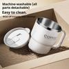 400MLDouble Wall Insulated Stainless Steel Coffee Mug with Lid Portable Leak-proof Water Cup Milk Coffee Mug Sealed Drinking Cup
