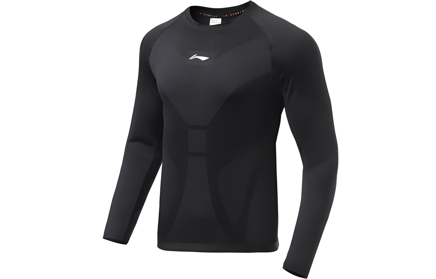 Li Ning Running Collection Fitness Clothing Men s Black Moderate ATLR067-1 XXL