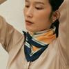 Saint Luxure Simple Square Scarf Sunset Navy SL22SMSSSNV