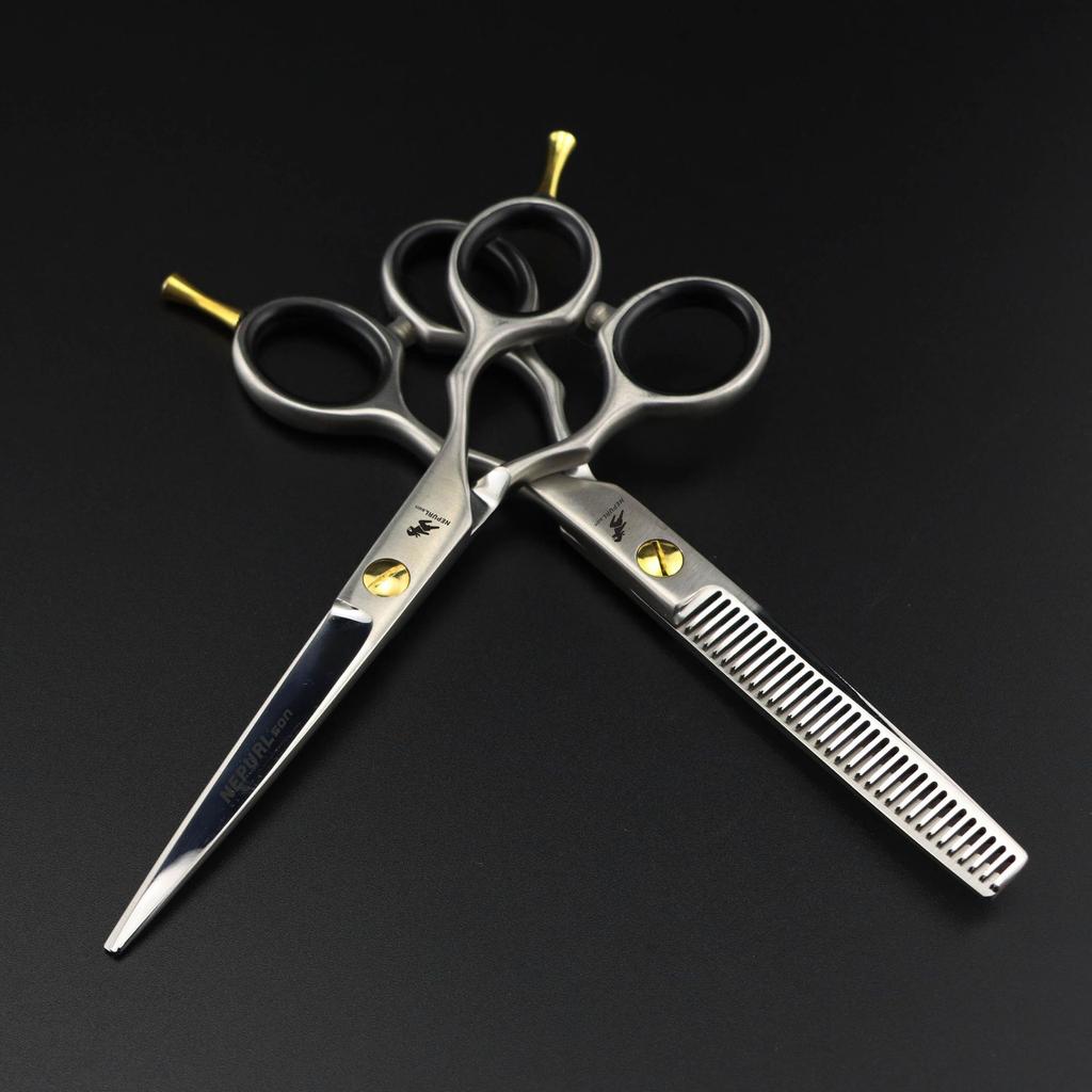 6.0 Inch Matte, Hair Scissors, Hair Scissors, Flat Scissors, Bangs Scissors, Tooth Scissors, Thin Scissors