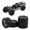 4pcsCelsiusset 1.9in Aluminum Alloy Beadlock Wheel Rims for   SCX10 90046 RC Crawler Car Parts