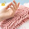 Chenille Hanging Hand Towel Cute Stuffed Cartoon Animal Washcloth Absorbent Thick Kitchen Bathroom Microfiber Wipe Cloth