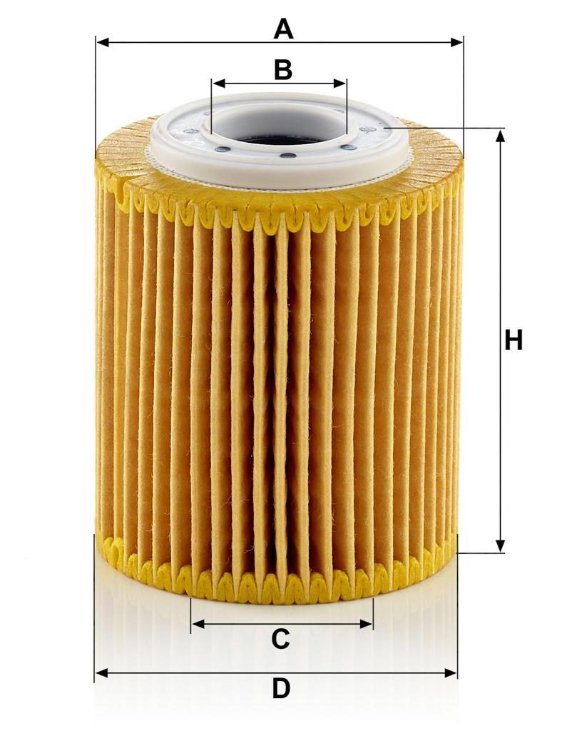MANN FILTER Filter, Model Number: HU7032Z