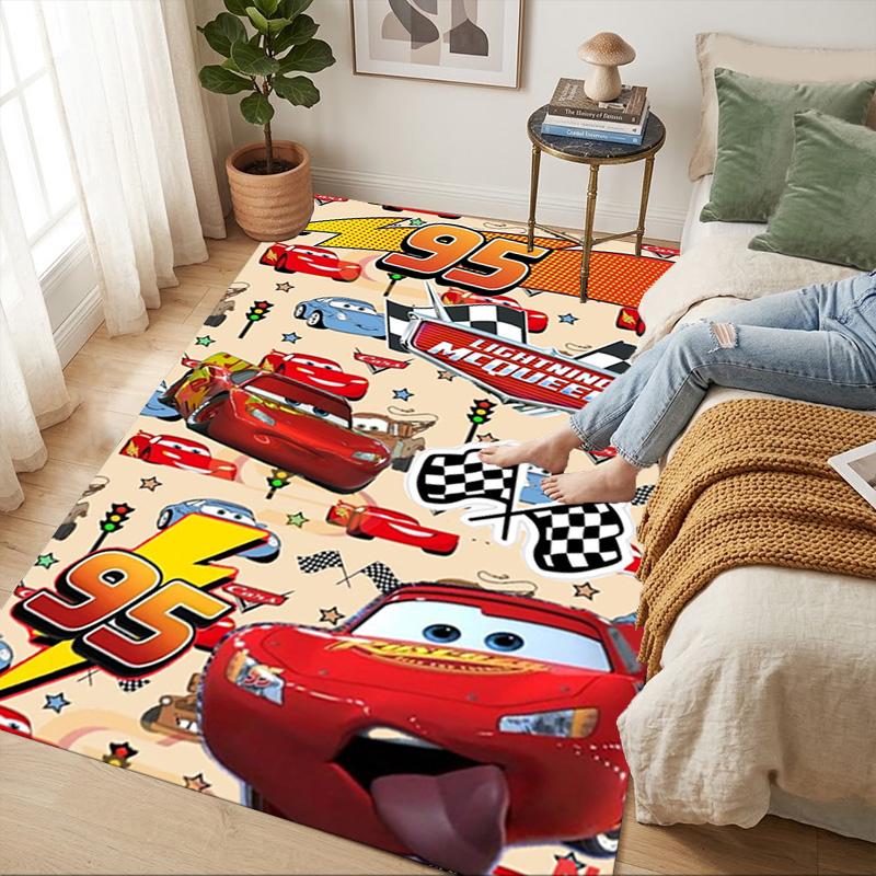 Mcqueen Living Room Nonslip Area Rug Soft Carpet For Bedroom Game Playroom Sofa Office Home Decor Doormat Christmas Gift C922238