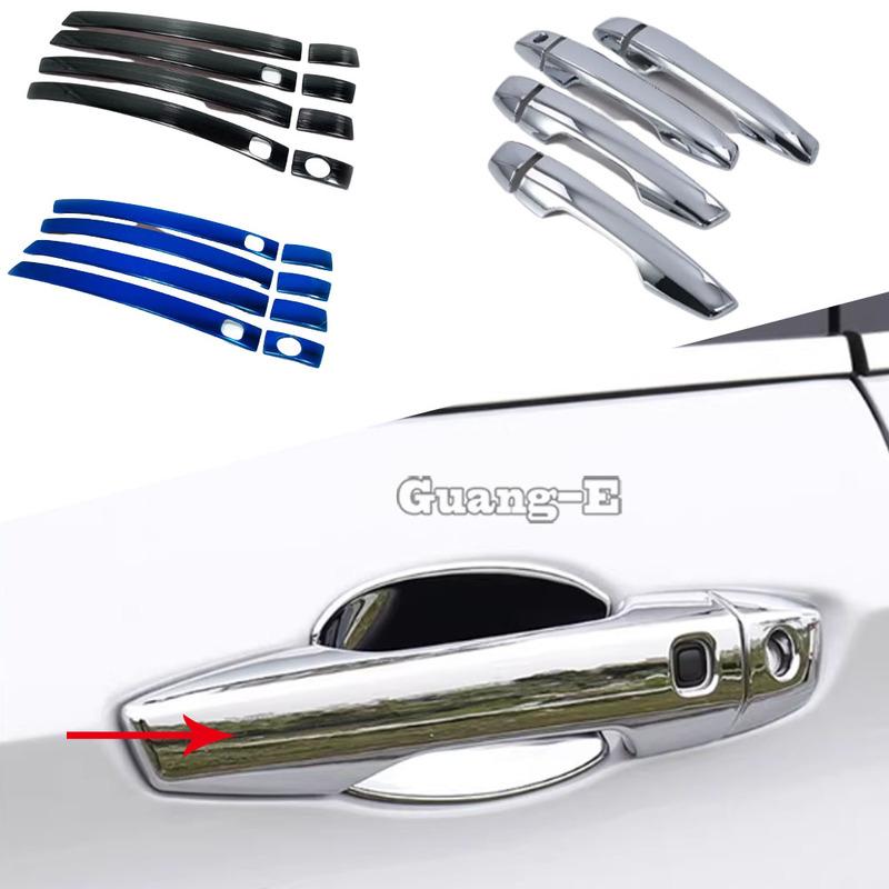 ABS/Steel Car Door Handle Cover for Mitsubishi Outlander 2024+ Trim Frame Auto Armrest Handrail Exterior Accessories