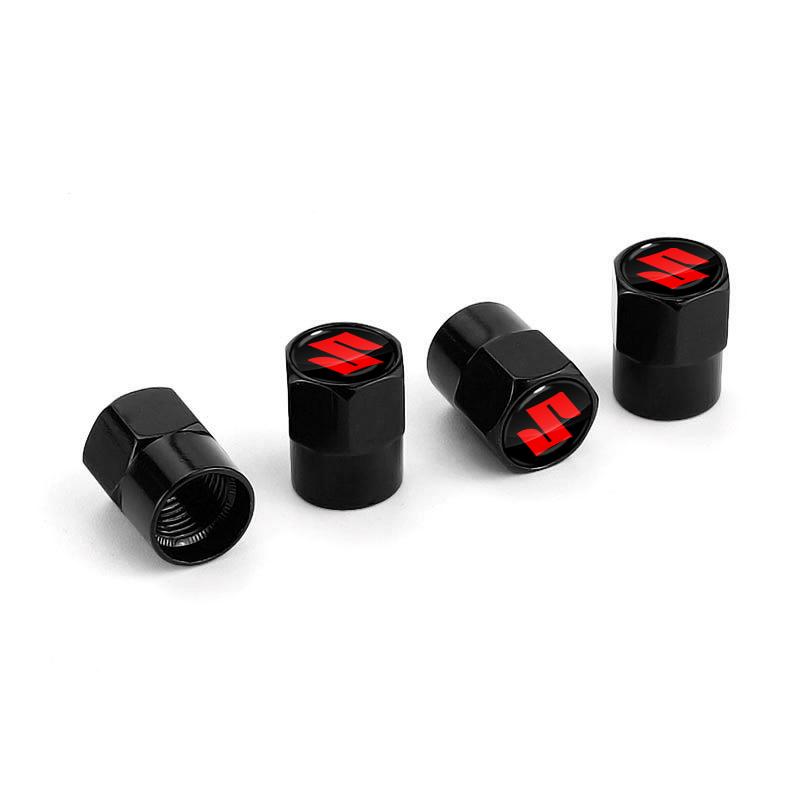 4ks Krytky ventilov kolies pneumatík auta Kryty stoniek pneumatík Vodotesné proti prachu pre Suzuki BURGMAN DRZ GSXF SV 650 B-King GSR GSR750 GSR600