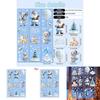 Kerst Raamstickers Pvc Statische Stickers Set Voor Vakantie Scène Decoraties