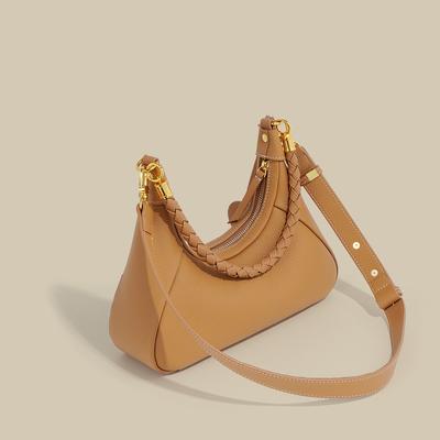 Half Moon Underarm Bag Women's Leather Bag High-quality Niche Commuter Single-Shoulder Crossbody Bag