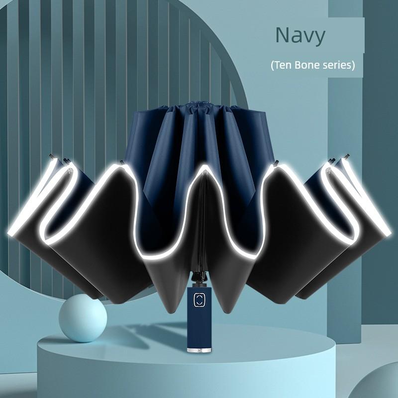 Automatic 16-Bone Reverse Umbrella Car Rain and Rain Dual-Use Boy and Girl Sunshade Foldable Extra Large Thickened Extra Large Wind Resistance