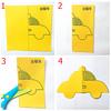 48Sheets Paper Cut Scissors Available Multicolor Lines Animals Vehicles Paper Cutting Gifts Handmade Activities Party Favors ZYF