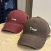 High Quality Alphabet Baseball Cap Women's Versatile Big Head Circumference Hat Wide Brim Big Face Small Cap Tide