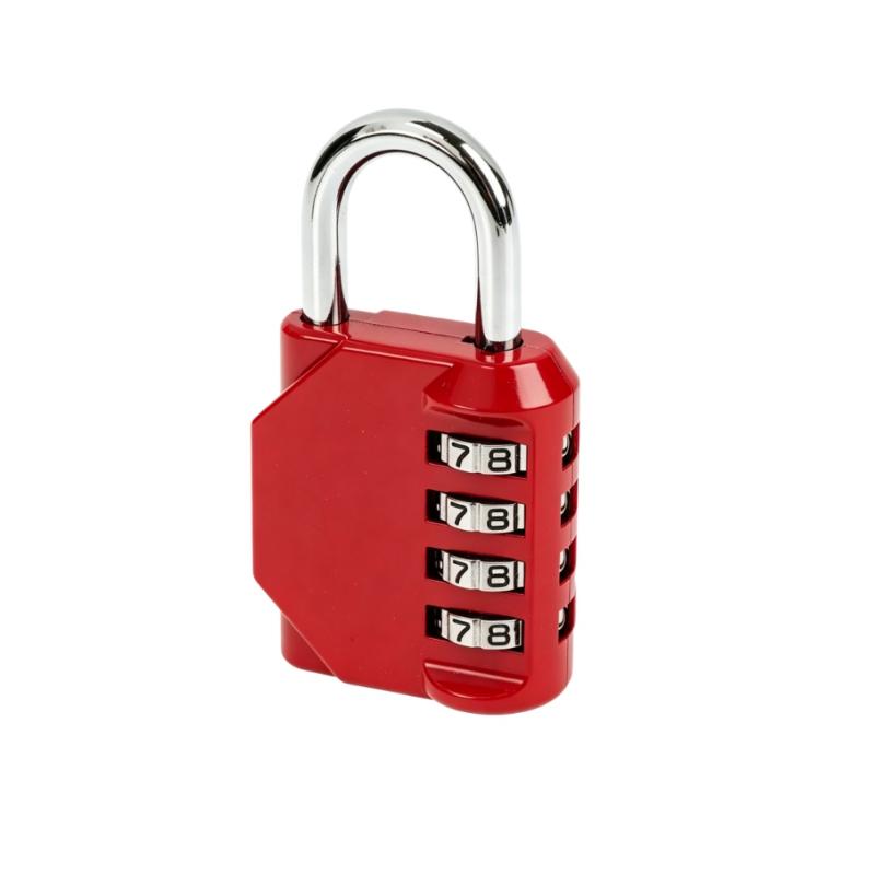 Portable 4 Digit Combination Padlock for Tool Boxes Secure and Weatherproof