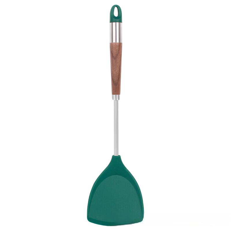 Wutuo Walnut Handle Silicone Kitchen Utensils