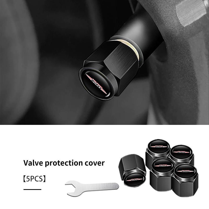 

Car Wheel Tyre Rim Stem Cover Tire Valve Cap Airdust Waterproof For MINI R60 F56 R56 F54 F57 R70 JCW John Cooper Works