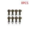 8-40PCS Gloves Hook Climbing Rope Storage Buckle Camping Mountaineering Hanging Buckles Outdoor Accessories