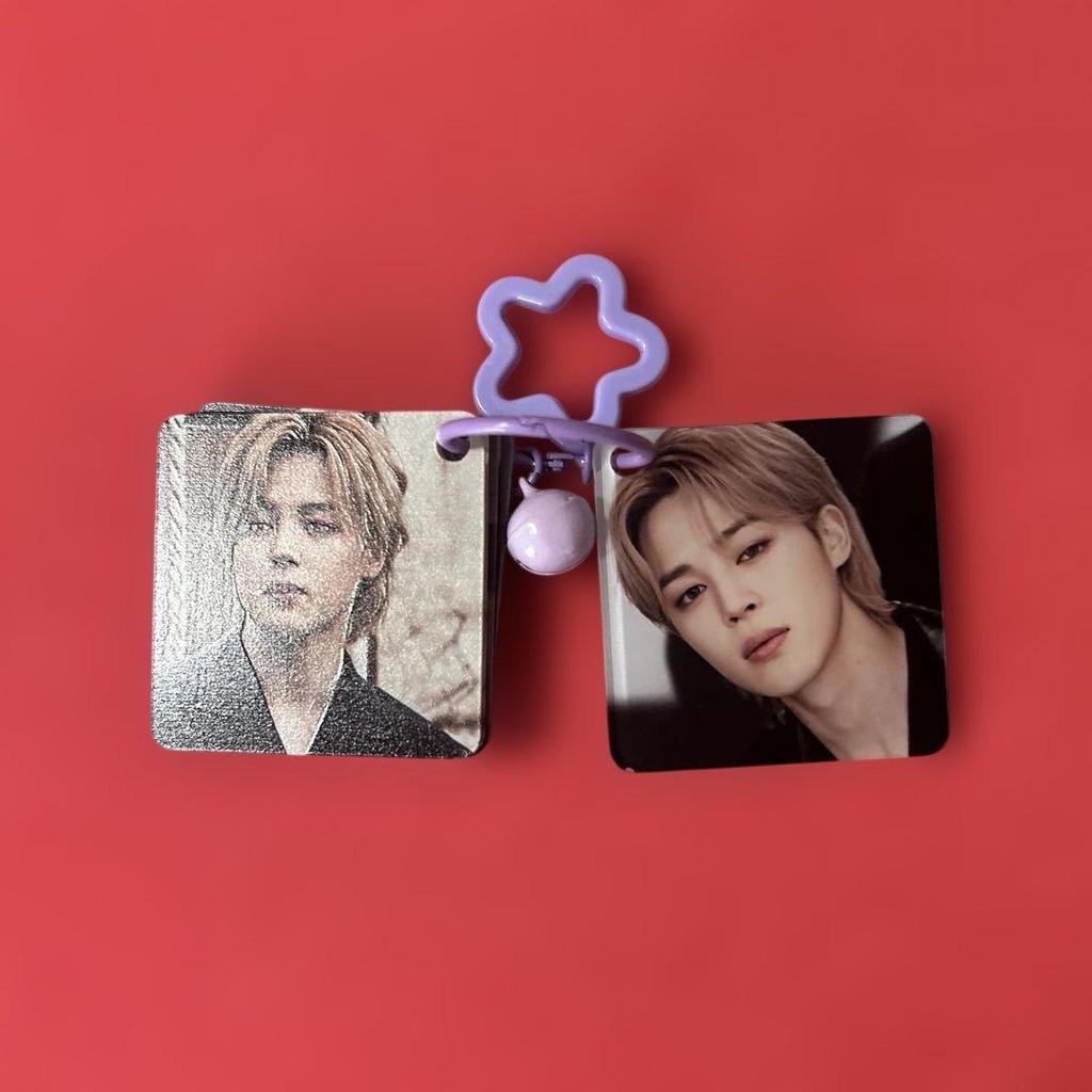 [USED] BTS JIMIN Acrylic Photo Keyring & Magnetic Bookmark