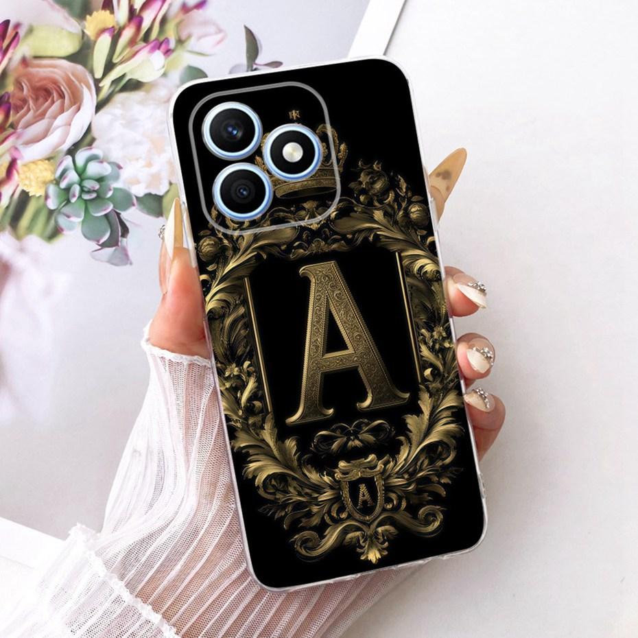 2026 Fashion Crown Letter Case For Honor X8dSoft Silicone TPU Back Covers For HonorX8d X 8D 4G Phone Cases