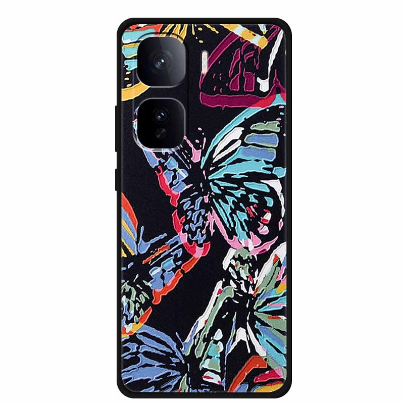 For iQOO Neo 10 Phone Case 3D Relief Emboss Flower Cover for Vivo iQOO Neo 10 Pro plus Silicone Soft Protective Cases Neo10 Pro+